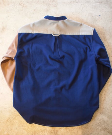"MODEM DESIGN" No Collar Long Sleeve Shirts