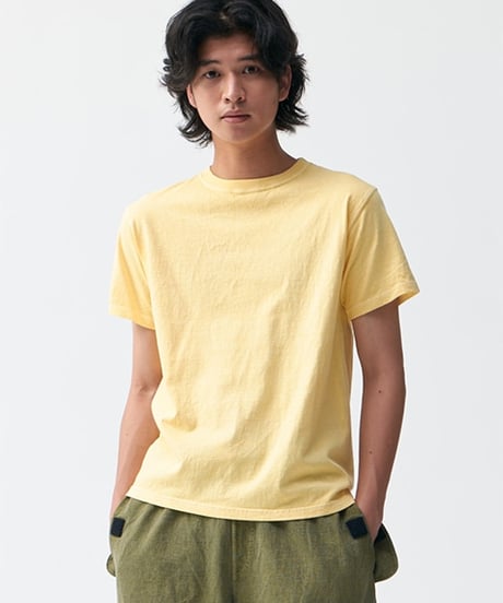 "GOOD ON"Short Sleeve Crew Tee[P-STRAW]