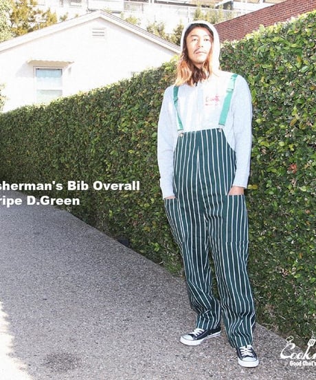 "COOKMAN"Fisherman's Bib Overall[Pin Stripe]