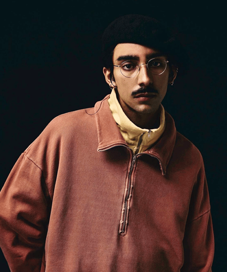 "work of art KENDAI" Half Zip Sweat Shirts