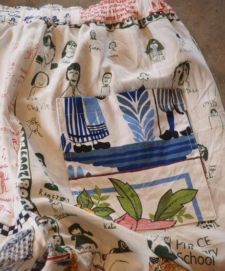 "Mr. Remake Man" Vintage Tapestry Remake Easy Pants