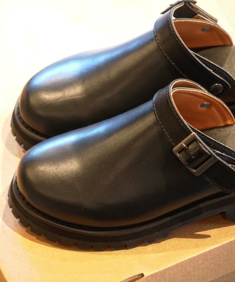 "MOLLE SHOES" Engineer Sandal[Black Leather]