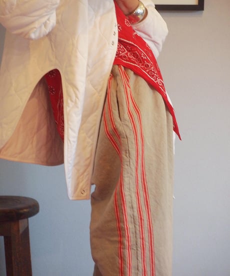 "REMAKE" Vintage Linen Easy Pants