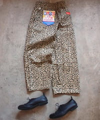 "COOKMAN"Wide Chef Pants Leopard