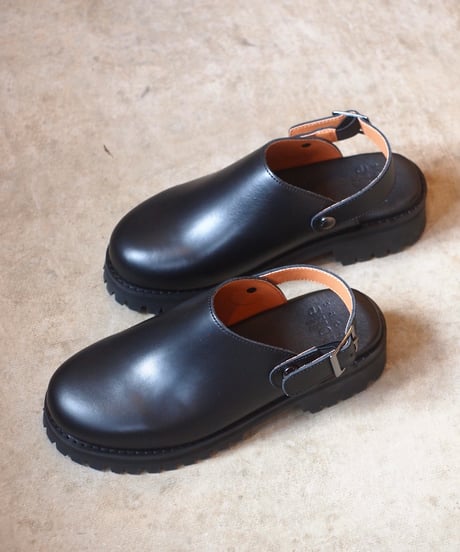 "MOLLE SHOES" Engineer Sandal[Black Leather]