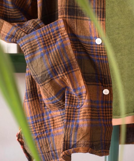 "MODEM DESING"  Cotton/Linen L/S Shirts
