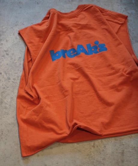 "THE DAY ON THE BEACH" No Sleeve Tee(Cut Off)