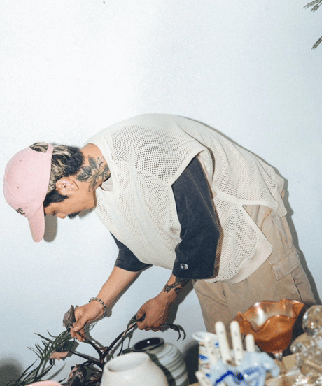 "IMPRESTORE"Mesh No Sleeve「Nicky-mesh」