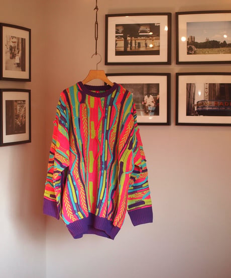 "THRIFTY LOOK" 3D Knitting B Sweater