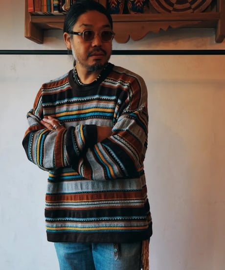 "Nasngwam" 90's BORDER KNIT