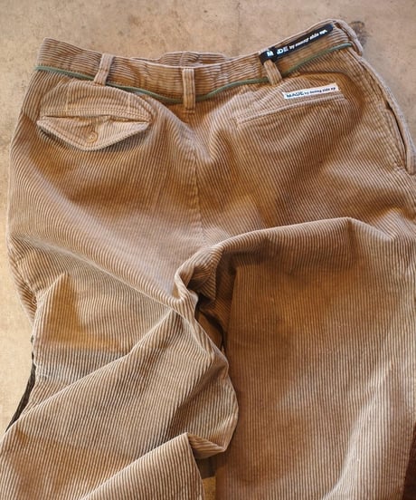 "SUNNY SIDE UP" Knee Sand Corduroy Pants