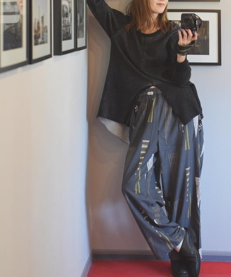 "MODEM DESIGN" Patternd Easy Pants