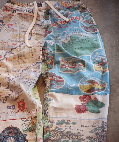 "Mr.RemakeMan."Vintage Tapestry Remake Easy Pants.②[Size:3(L)]
