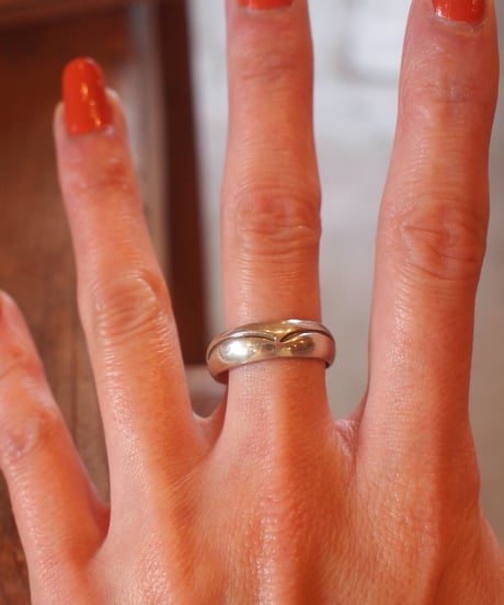 "NAVAJO" Stampwork Silver Ring