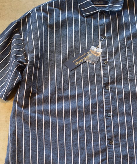 "MODEM DESIGN" Stripe Pajama Shirts