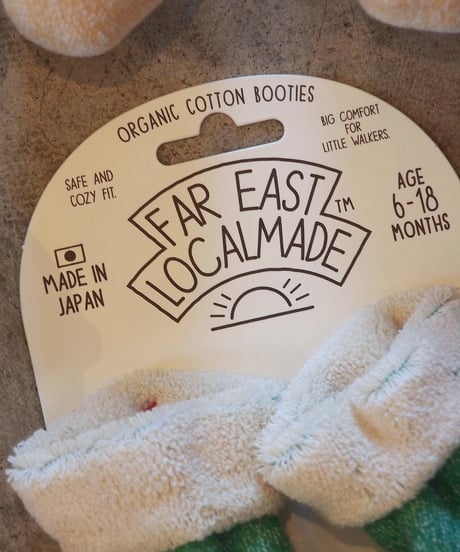 "FAR EAST LOCALMADE" Organic Cotton Booties