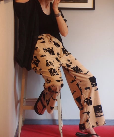 "COMMON NOUN"「SEA」Yuta Mihira Pile Eazy Pants