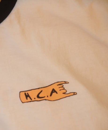 "FUNG" Shorts Sleeve Ringer Tee[H.C.A]