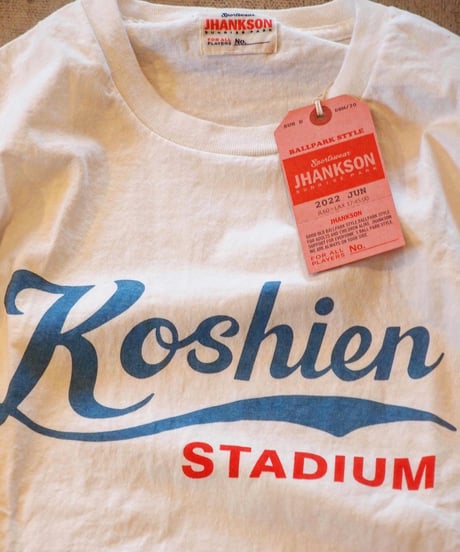 "JHANKSON" 甲子園球場×JHANKSON Studium S/S TEE