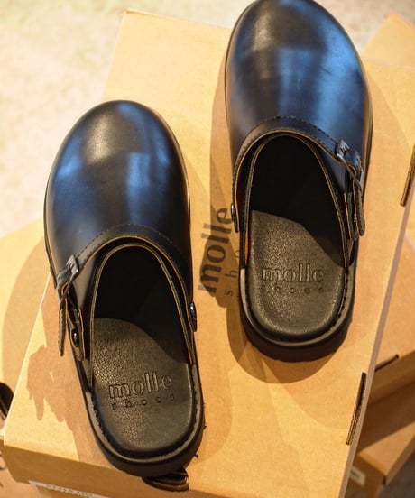 "MOLLE SHOES" Engineer Sandal[Black Leather]