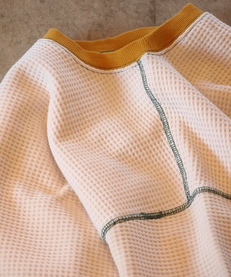 "MODEM DESIGN" Ringer Heavy Waffle Tee
