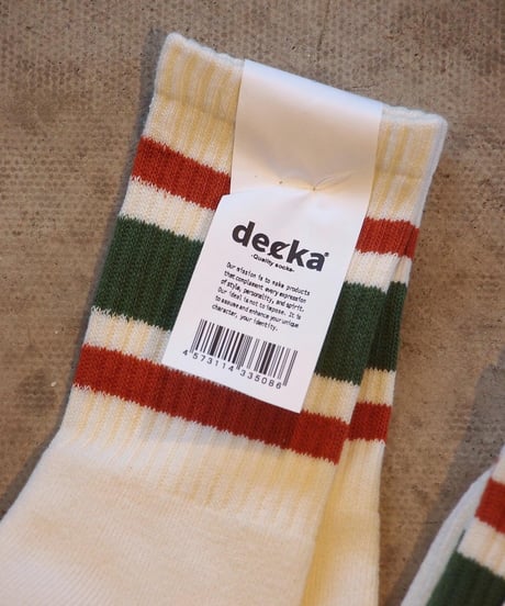 "decka Quality Socks" 80’s Skater Socks[Short Length]