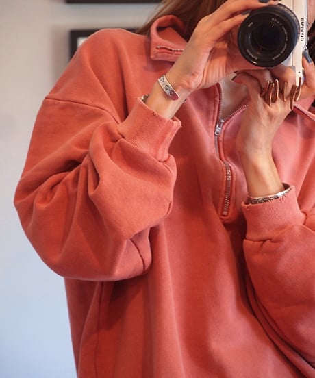 "work of art KENDAI" Half Zip Sweat Shirts