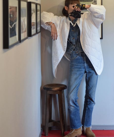 "RUMBLE RED" Quilting Jacket