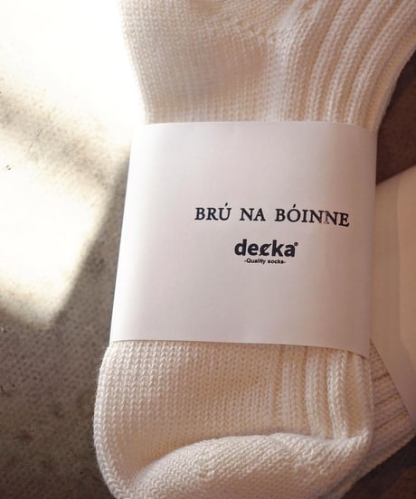 "BNB"×"decka quality socks" Heavywait Socks[short length] kobonnou