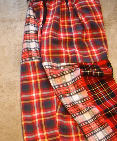 "MR.REMAKEMAN"Check Shirts Remake Eazy Pants