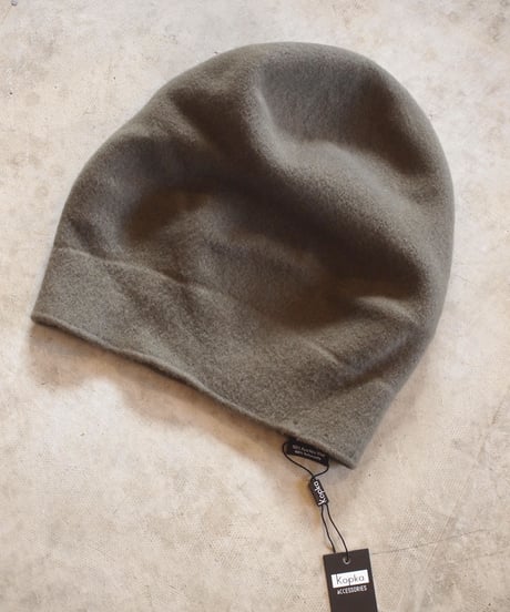 "Kopka"Woollen Clochard Hat[Color:KHAKI]