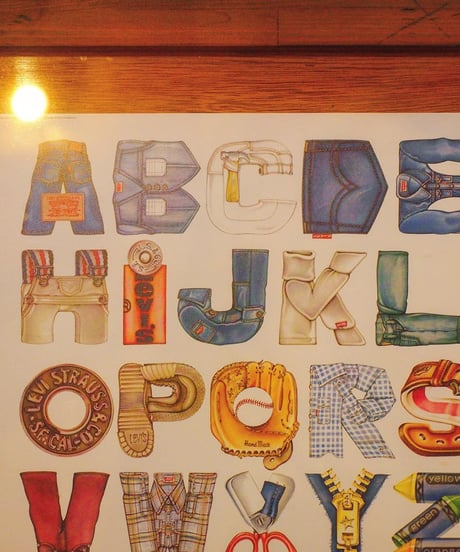 LEVI'S" 77's DEAD STOCK Adverting Poster