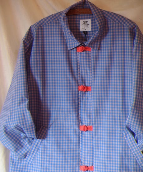 "Kelen"「BRETON」CHINA BUTTON CHECK SHIRTS