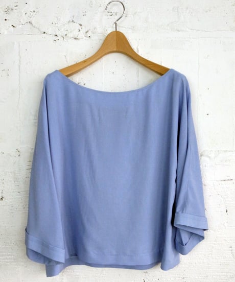 " RUMBLE RED " Chain Stitching Blouse