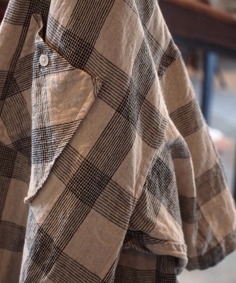 "MODEM DESIGN" Short Sleeve Check Shirts