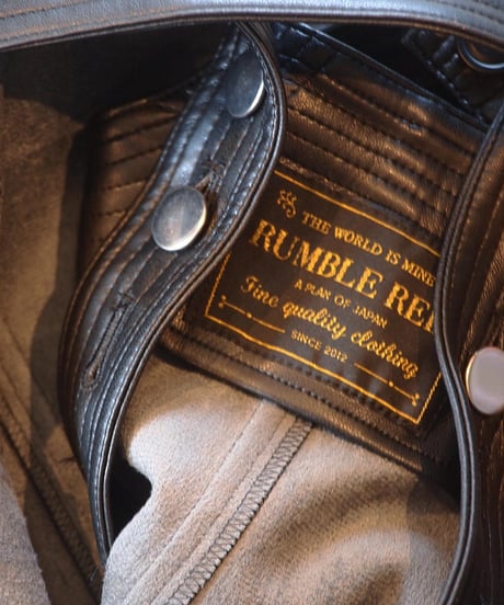 "RUMBLE RED" Eco Leather Overall