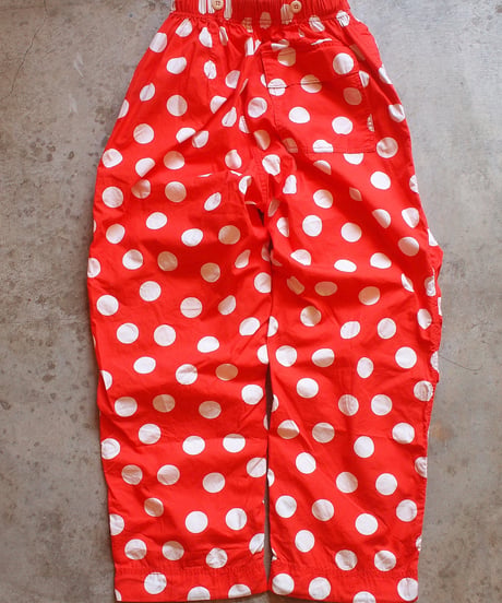 "IMPRESTORE" Polka Dot Trousers/Shorts[RED]