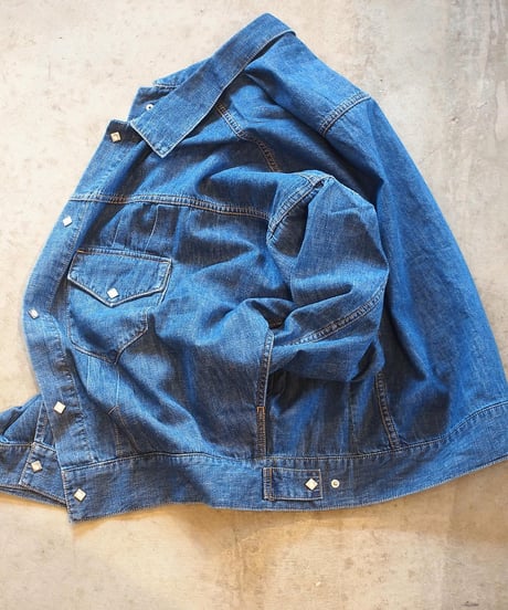 "IMPRESTORE"6.5oz Denim Western Short Jacket「LORRAINE」