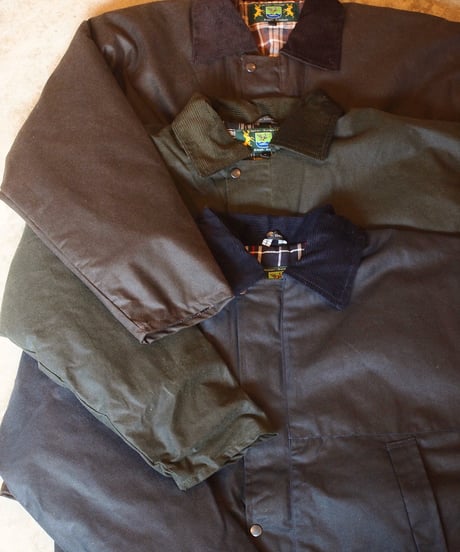 "ROCKALL"BOLTON WAXED PADDED JACKET