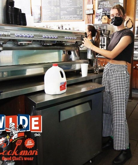 "COKMAN" Wide Chef Pants[Chidori]
