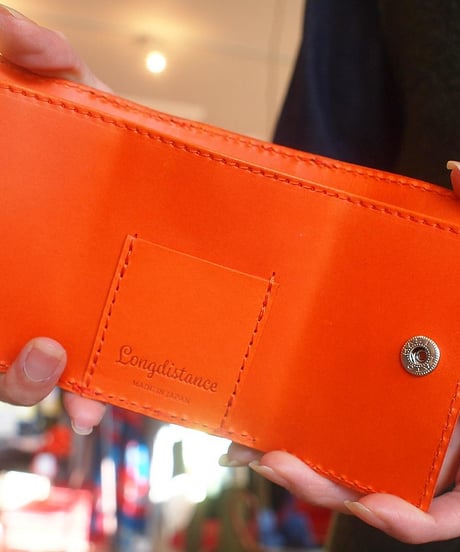 " LONGDISTANC"Leather Wallet