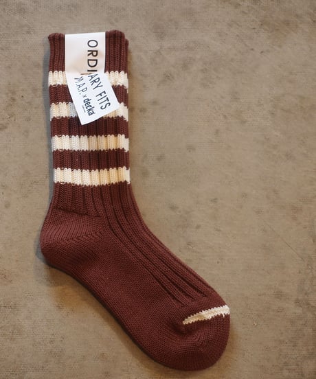 "decka Quality socks" by ORDINARY FITS "M.A.P" Socks[Stripe]
