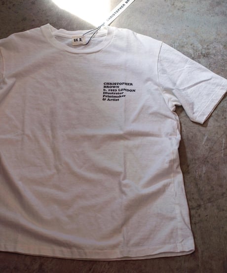 "CHRISTOPHER BROWN" Short Sleeve Tee