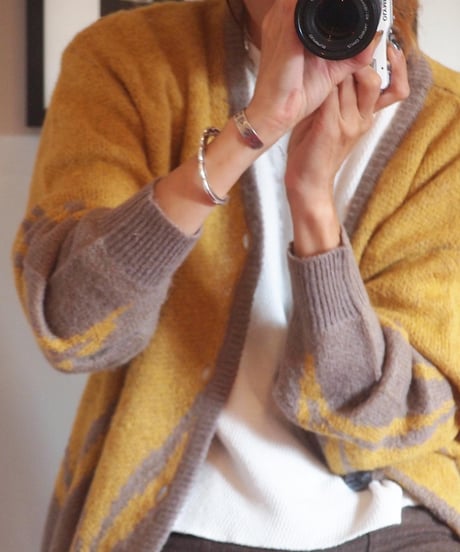"MODEM DESIGN" Mohair Cardigan