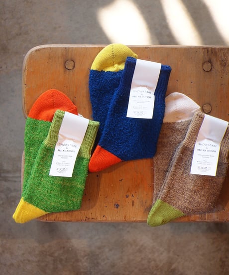 "SHOWATABE"×BRUNABOINNE" Textured Cotton Socks