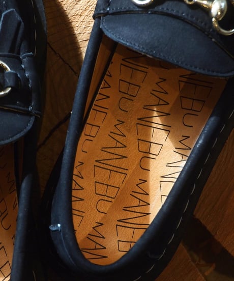 "MANABU" Bitch Vila Nubuck Fat Sole Tassel Loafer