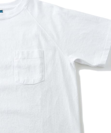 "GOOD ON" S/S HEAVY RAGLAN POCKET TEE