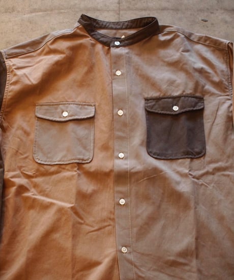 "MODEM DESING" Crazy Band Collar Shirts