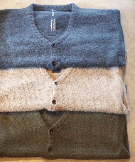 "MODEM DESIGN" Shaggy Mohair Cardigan