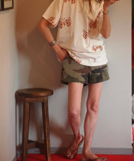 "FRENCH ARMY"CCE Camo Shorts
